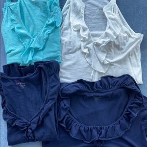 Lilly Pulitzer Tops: Strapless & Short Sleeve